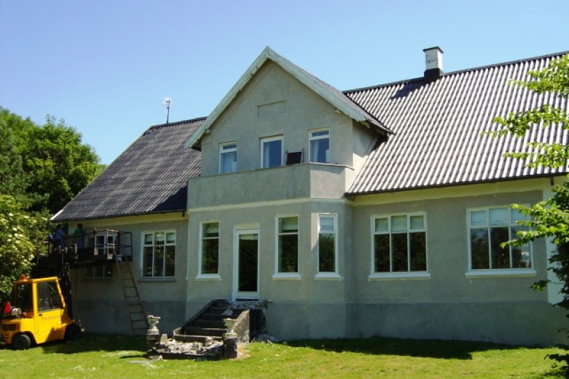 Renovation of a house elevation