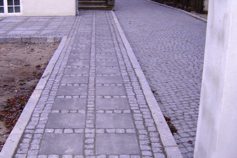 Installing paving stone