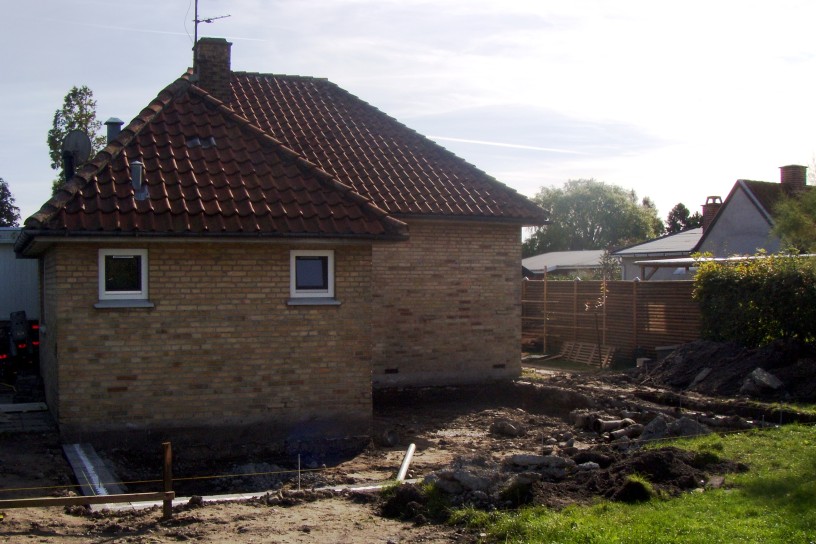 Extension of a house